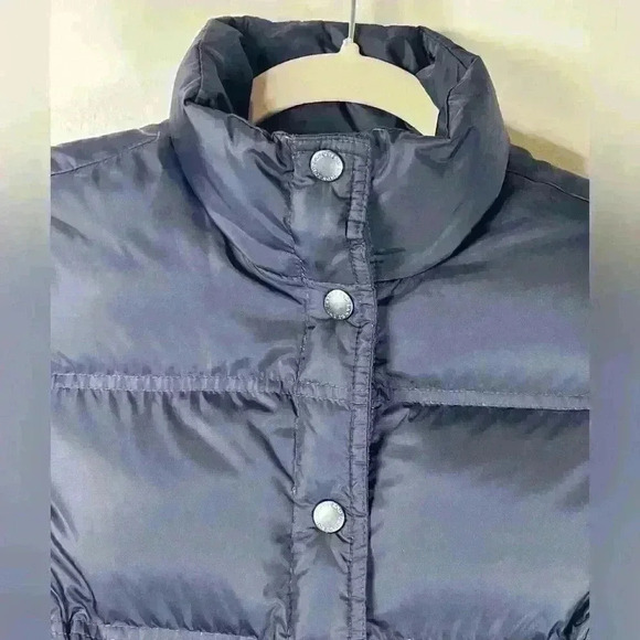 Lands End Warm Cozy Puffer Vest Down Feather Dark Navy Women’s Size Small 6-8 - Picture 7 of 15